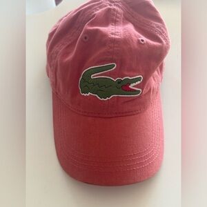 Lacoste Burgundy adjustable Hat